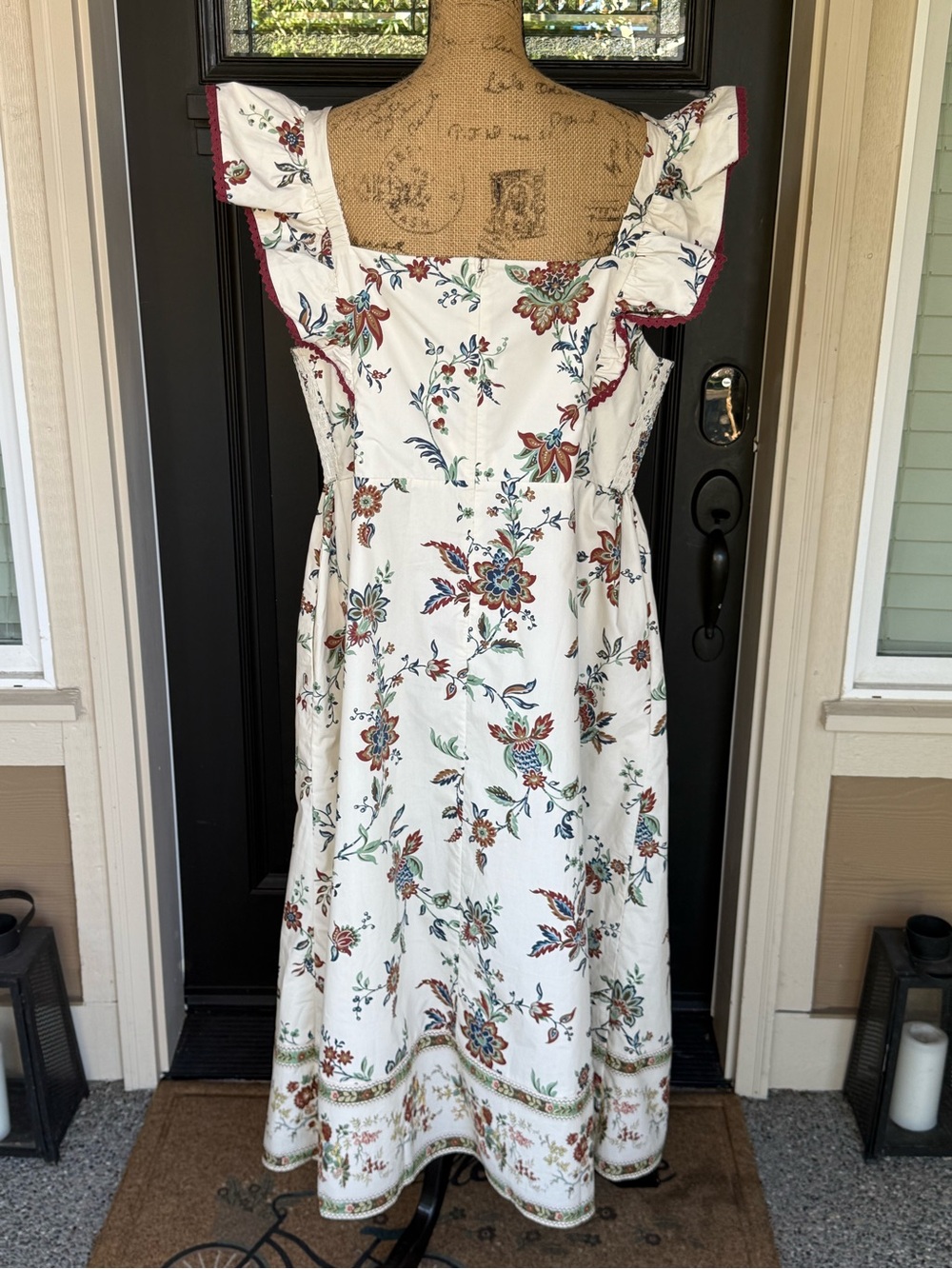 Tuckernuck x Studio McGee Nora Dress XXXL Floral Cottagecore Prairie Maxi NWT - Picture 8 of 11